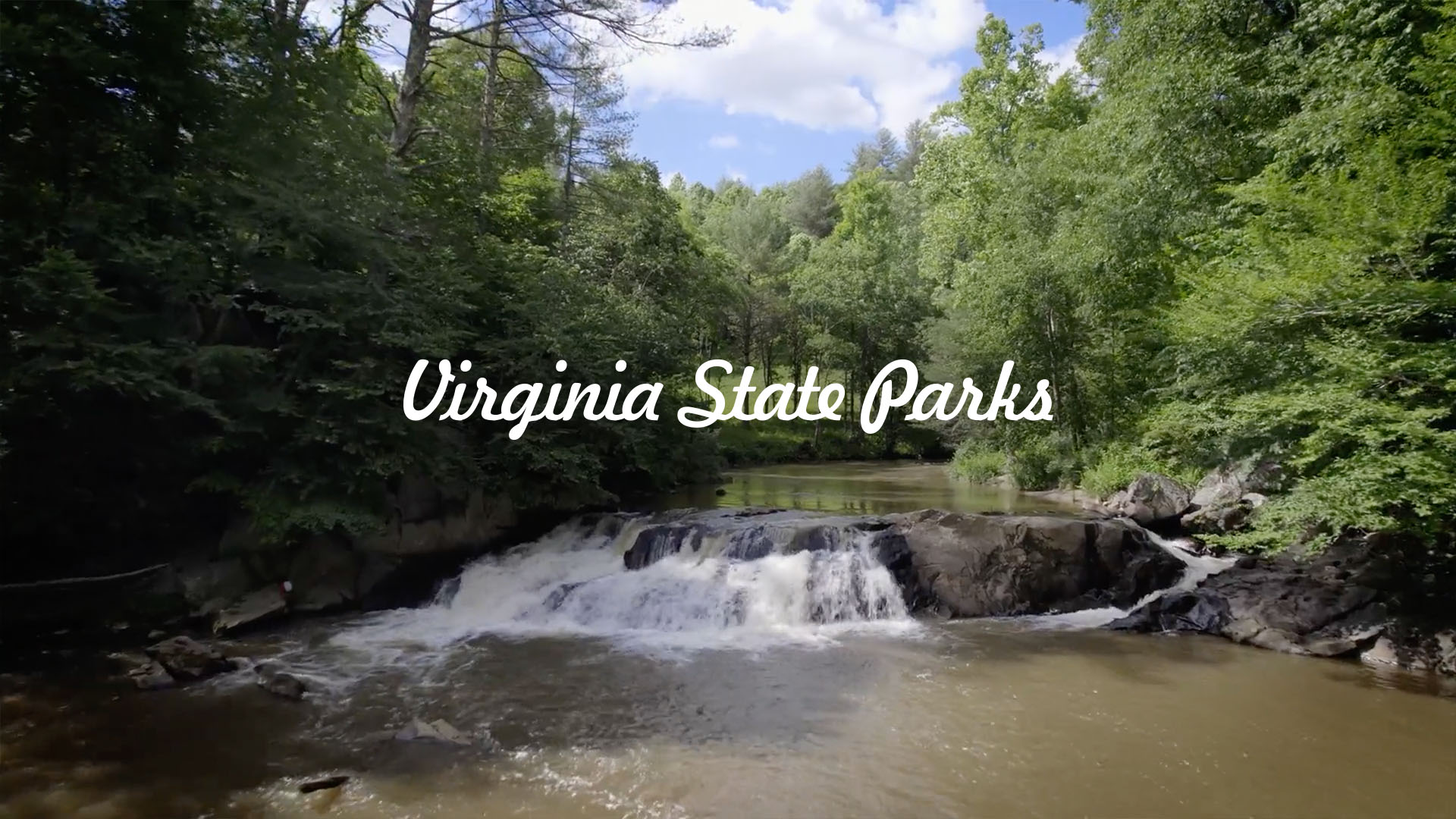 Virginia State Parks Logo and Scene