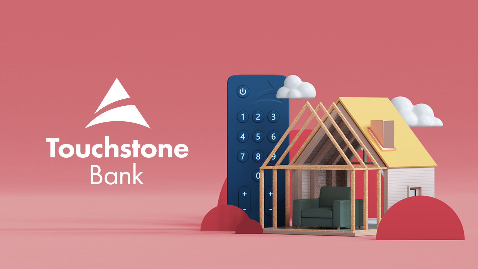 Touchstone Bank Logo and Ad