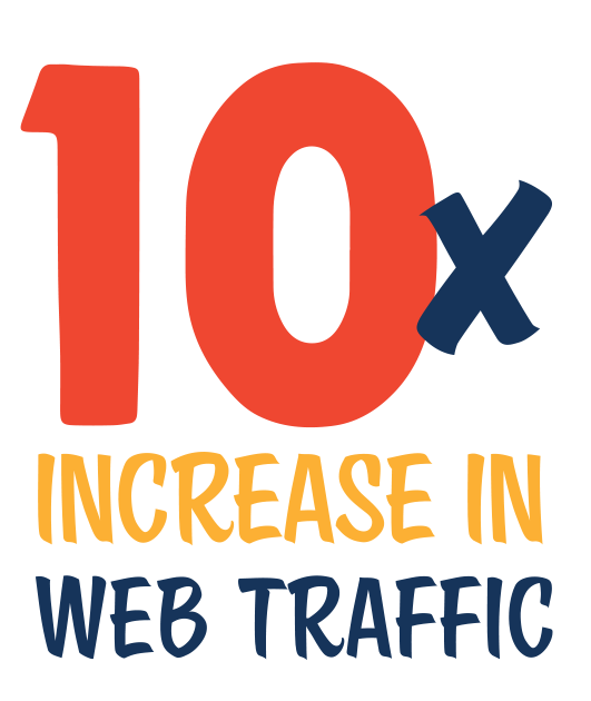 10x Increase In Web Traffic