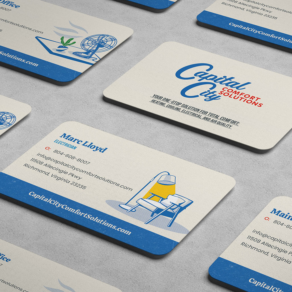 Capital City Comfort Solutions - Collateral Design